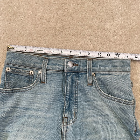 Madewell The Mid-Rise Perfect Vintage Straight Jean Womens 25 Petite Blue - Picture 7 of 12